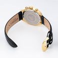 Roamer Pro Chrono Quartz Chronograph With Date Black Dial Black Leather Strap Watch For Men - image number 1