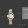 Titan Raga Spotlight Quartz Analog Mother of Pearl Dial Two Toned Metal Strap Watch For Women - image number 3