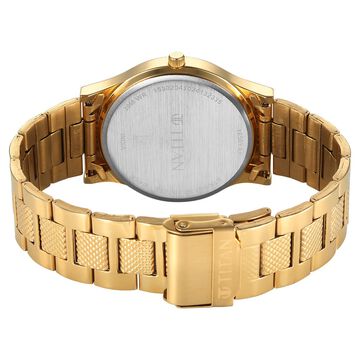 Titan Karishma Wedding Edit Quartz Analog with Day and Date Brown Dial Stainless Steel Strap Watch For Men