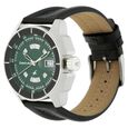 Fastrack Quartz Analog Green Dial Leather Strap Watch for Guys - image number 1