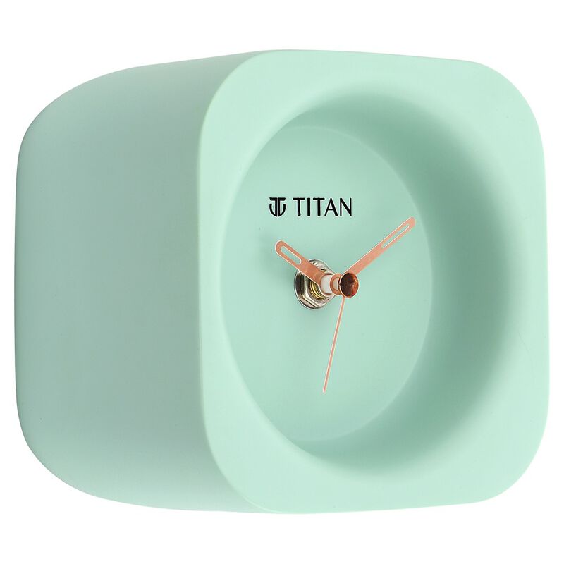 Buy Online Titan Contemporary Blue Table Clock nst0001ra02 Titan