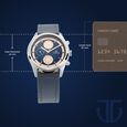 Titan Men's Metropolitan Charm: Men's Multifunctional Blue Watch with Leather Strap - image number 2