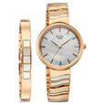 Titan Raga Power Pearls Quartz Analog Mother of Pearl Dial Rose Gold Metal Strap Watch For Women - image number 0