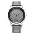 Titan Wrist Wit Quartz Analog with Date Grey Dial Leather Strap Watch for Men - image number 0
