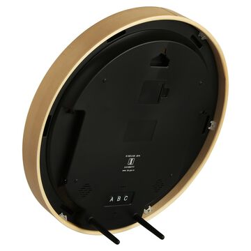 Titan Wood-Grain LED Digital Clock - 32 cm x 32 cm (Medium)