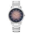 Edge Meister Quartz Analog with Date White Dial Rose Gold Titanium Strap Watch For Men