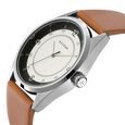 Titan Quartz Analog White Dial Leather Strap Watch for Men - image number 1