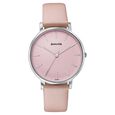 Sonata Pastel Play Quartz Analog Lavender Dial Leather Strap Watch For Women