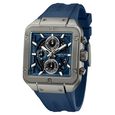 Kenneth Cole Quartz Chronograph Blue Dial Blue Silicone Strap Watch For Men - image number 1