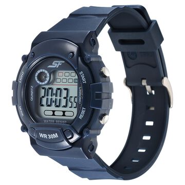 Sonata Digital Dial Grey Plastic Strap Watch for Men