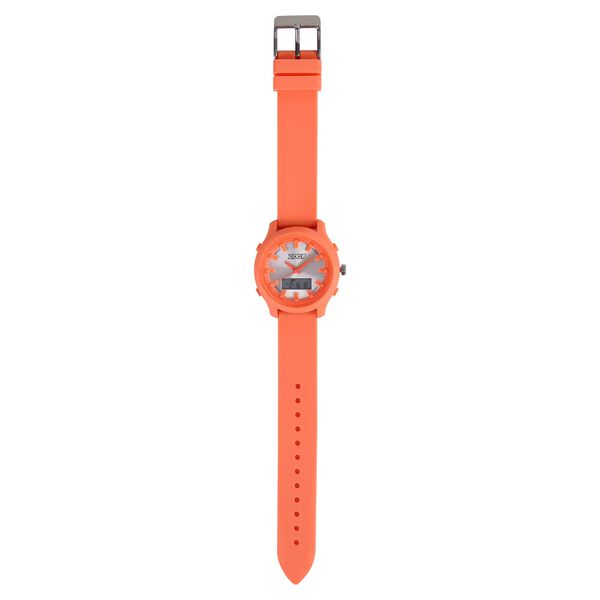Zoop Ana-Digi Watch with Silver Dial & Orange Strap for Girls Kids, from House of Titan - image number 7
