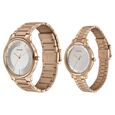 Sonata Modern Bandhan Quartz Analog Silver Dial Stainless Steel Strap Watch for Couple - image number 2
