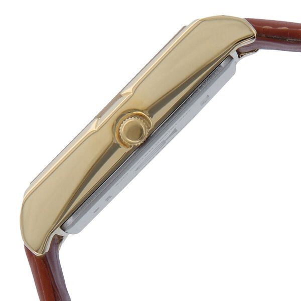 Titan Silver Dial Analog with Day and Date Leather Strap Watch for Men - image number 2
