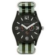 Titan Quartz Multifunction Black Dial Nylon Strap Watch for Men
