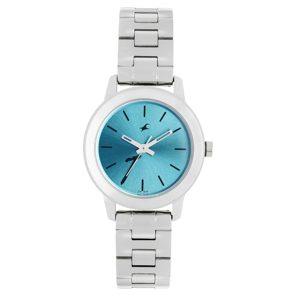 Buy Online Fastrack Tropical Waters Quartz Analog Green Dial Metal