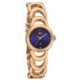 Vyb Bliss By Fastrack Quartz Analog Blue Dial Rose Gold Metal Strap Watch For Girls - image number 1