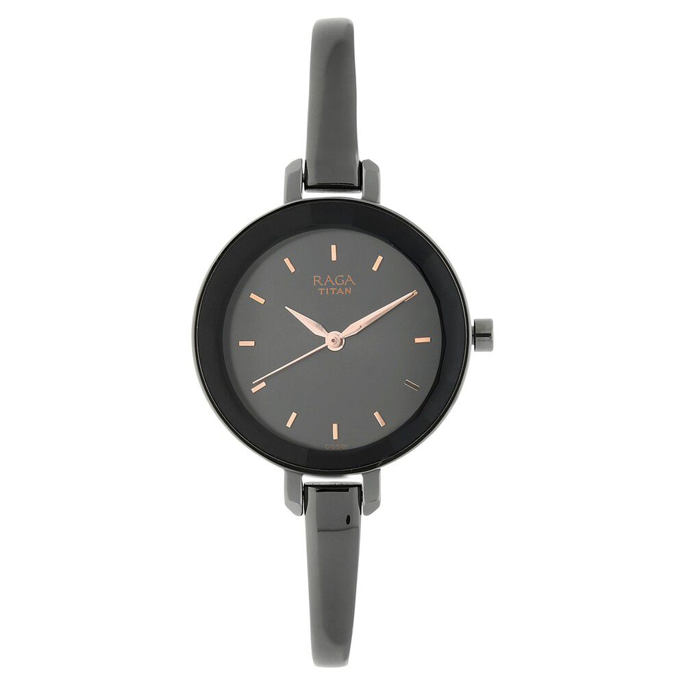 Buy Online Titan Raga Viva Anthracite Dial Women Watch With Metal
