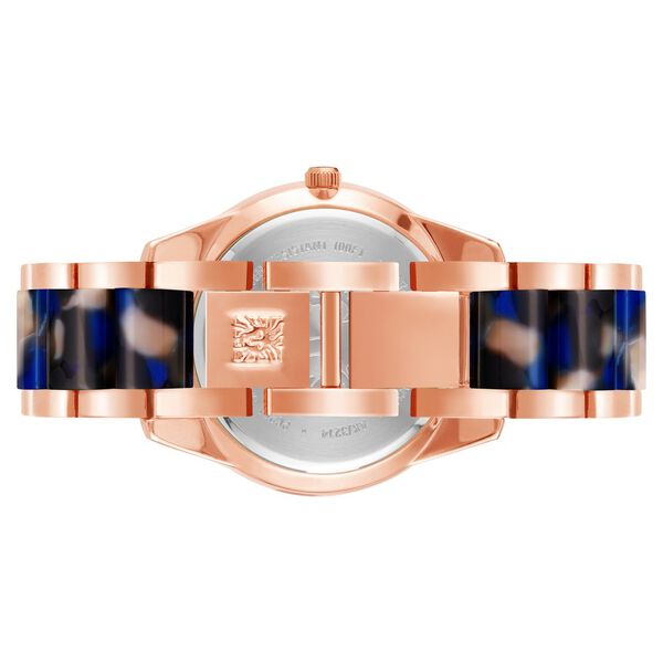 Anne Klein Quartz Analog Blue Dial Metal Strap Watch for Women - image number 2