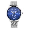 Titan Evoke Blue Dial Analog with Day and Date Stainless Steel Strap Watch for Men - image number 1
