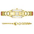 Anne Klein Quartz Analog Red Dial Stainless Steel Strap Watch for Women - image number 2