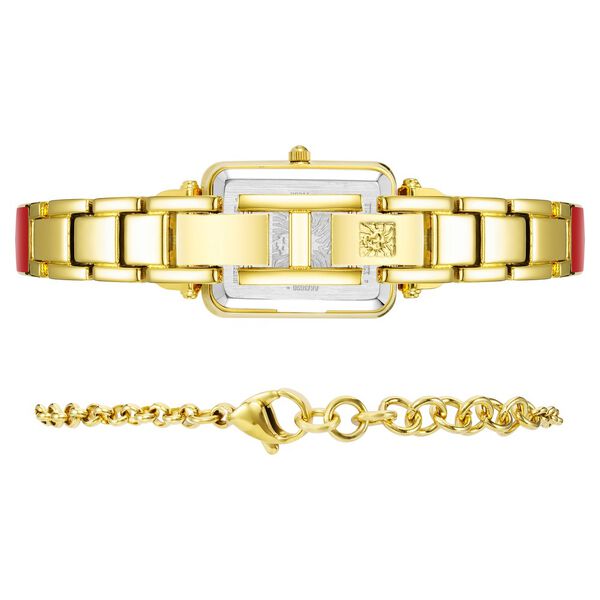 Anne Klein Quartz Analog Red Dial Stainless Steel Strap Watch for Women - image number 2