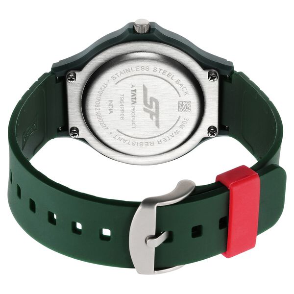 SF Quartz Analog White Dial Plastic Strap Watch for Men - image number 3