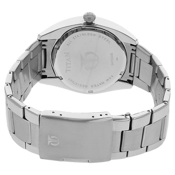 Titan Analog Grey Dial Quartz Metal Strap watch for Men - image number 3