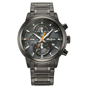 Titan Octane Primal Quartz Chronograph Grey Dial Grey Stainless Steel Strap Watch For Men