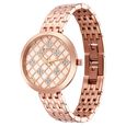 Titan Purple Unending Beauty Rose Gold Dial Women Watch With Stainless Steel Strap - image number 2