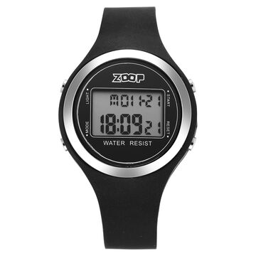 Zoop Digital Watch with Digital Dial & Black Strap for Girls Kids, from House of Titan