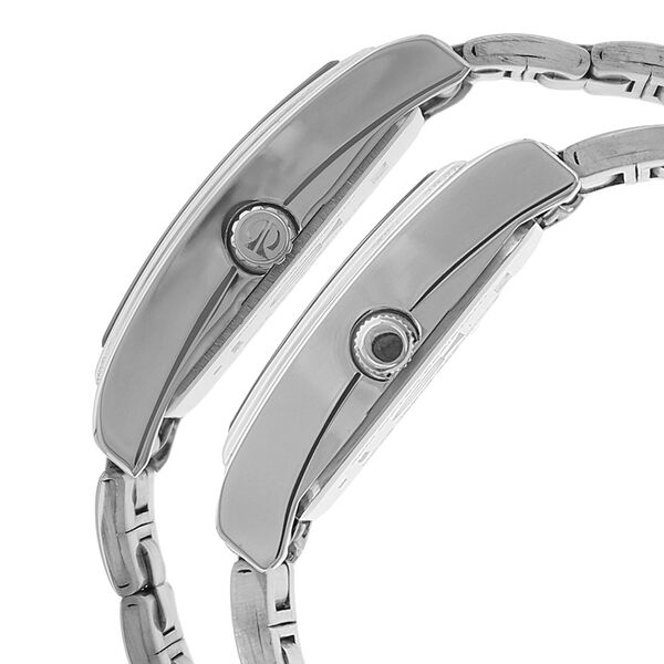 Titan Bandhan Silver Dial Analog with Day and Date Stainless Steel Strap watch for Couple - image number 2