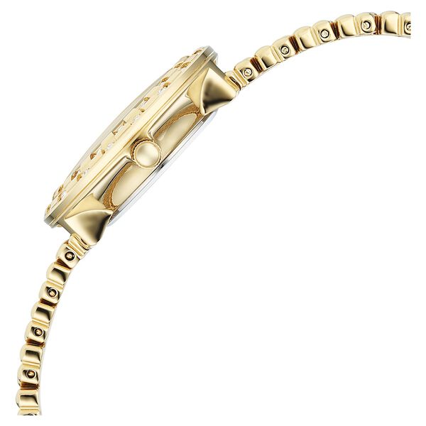 Titan Raga Showstopper Quartz Analog Champagne Dial Metal Strap Watch For Women - image number 3