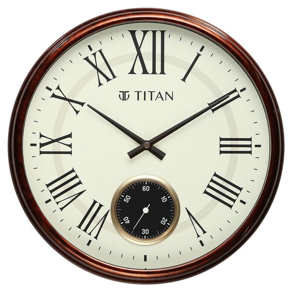 Titan Classic Sub-Second Wall Clock - 35cm x 35cm (Small) - image number 1