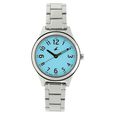 Fastrack Bare Basics Quartz Analog Blue Dial Stainless Steel Strap Watch for Girls - image number 0