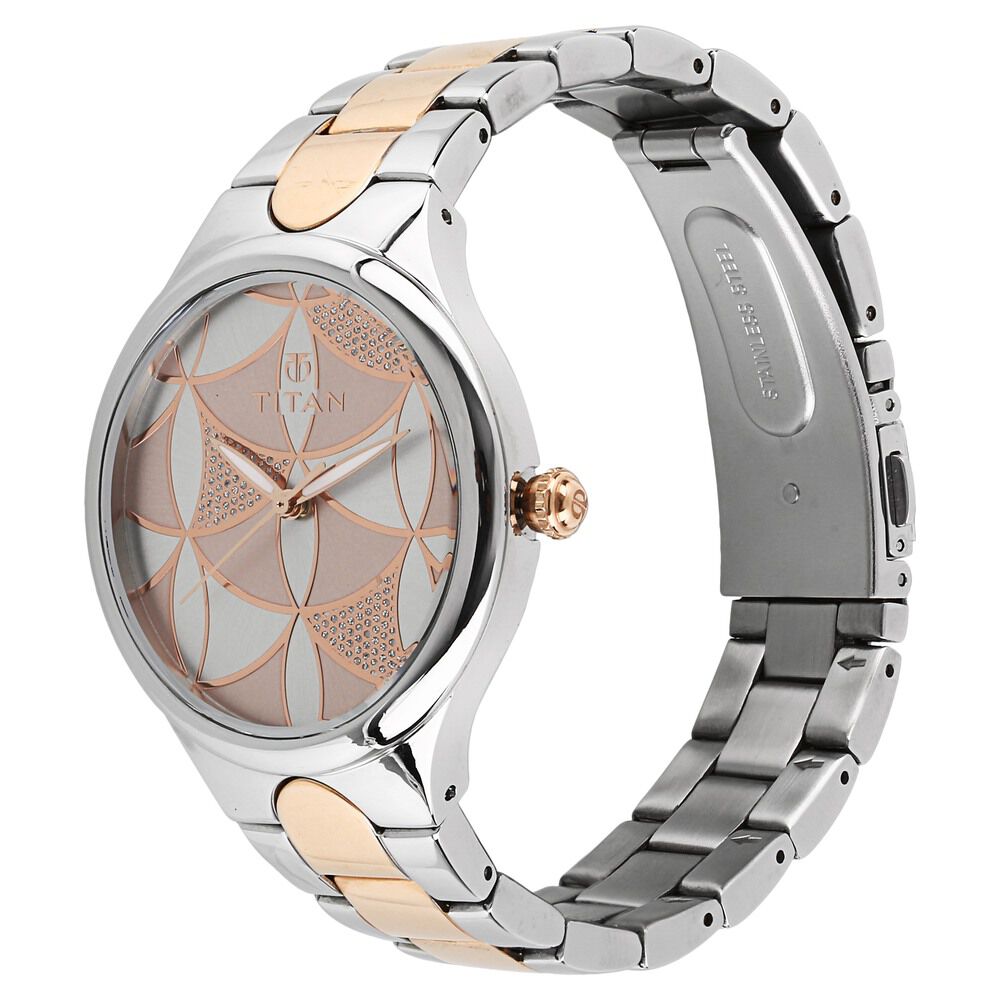 Titan metal asymmetrical women's watch online