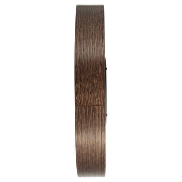 Titan Glass-Wood Fusion Wall Clock