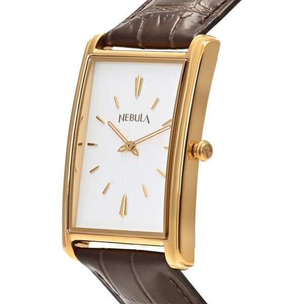 Titan Nebula Art Deco 18k Gold Analog Watch for Men  - image number 1