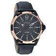 Titan Quartz Analog Solar Black Dial Leather Strap Watch for Men
