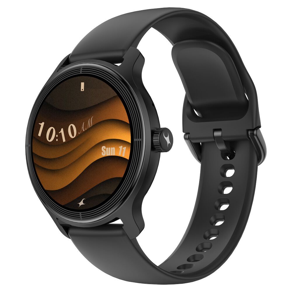 Fastrack Sleek Smartwatch 1.32" inch AMOLED Display, Sleek Design, Functional Crown, QR Hub, 24/7 Health Suite-picture-26