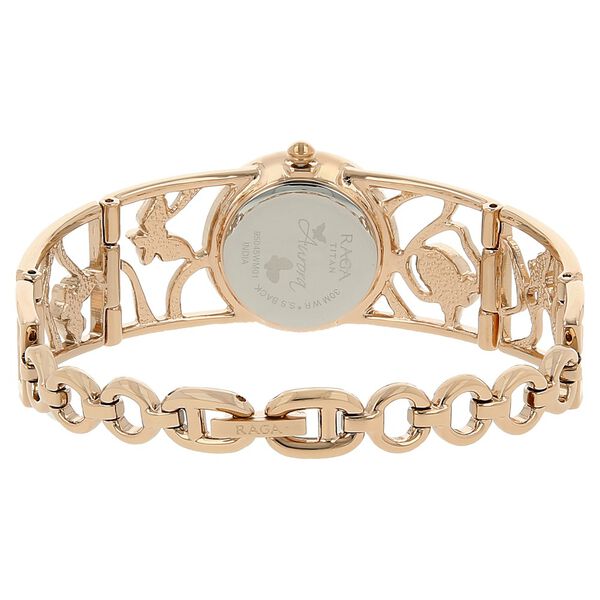 Titan Raga Aurora Mother of Pearl Dial Women Watch With Metal Strap - image number 3