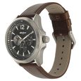 Titan Quartz Multifunction Black Dial Leather Strap Watch for Men - image number 2