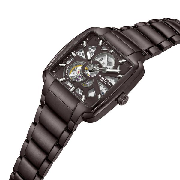 Kenneth Cole Automatic Brown Dial With Brown Stainless Steel Strap Watch For Men - image number 3