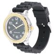 Fastrack Trendies Quartz Analog Black Dial Silicone Strap Watch for Girls - image number 1