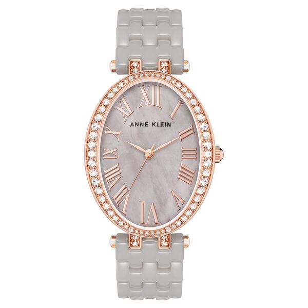 Anne Klein Quartz Analog Brown Dial Multicoloured Ceramic Strap Watch For Women - image number 0