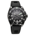 Titan Zero Hour Diver's 300m Automatic Analog with Black Dial Black Stainless Steel & Black FKM Strap Watch for Men - image number 3