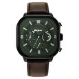 Titan Octane Aerobatics Green Dial Chronograph Leather Strap watch for Men - image number 1