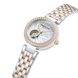 Kenneth Cole Automatic Automatic Mother Of Pearl Dial Two Toned Stainless Steel Strap Watch For Women - image number 3