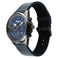Titan Octane Cred Analog with Blue Dial Blue Leather Strap Watch for Men - image number 2