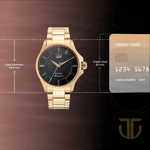 Titan Automatic Midnite Big Date - image number 3