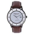 Kenneth Cole Quartz Analog Solar Silver Dial Leather Strap Watch for Men - image number 0